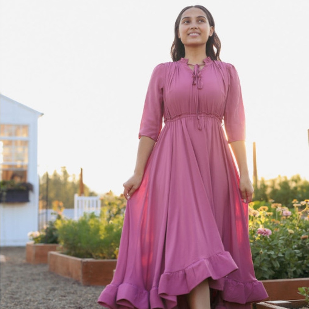 Dainty Jewells Mauve High Low Dress